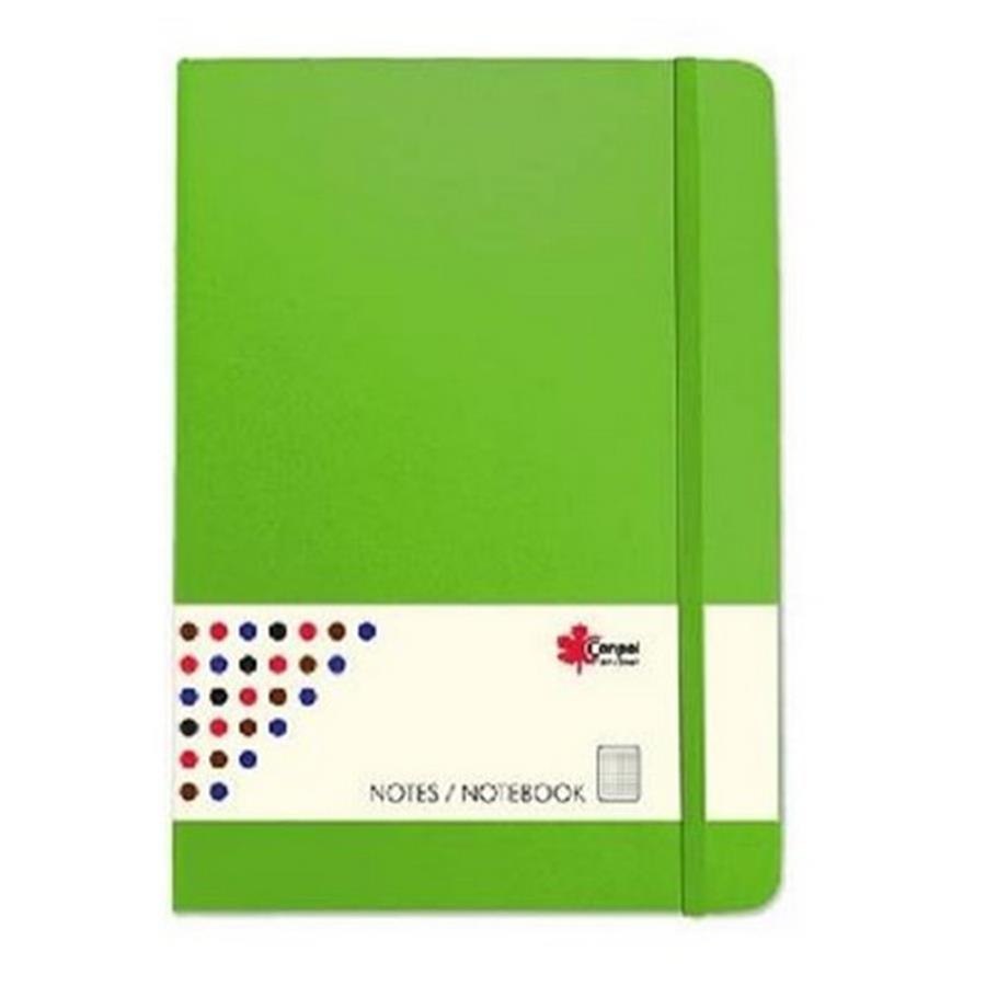 NOTEBOOK WITH ERASER B5 96 SHEETS GRID HARD COVER MIX OF COLORS CANPOL NB5-96K